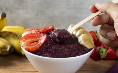 Que tal comercializar açaí na tigela usando fruta em pó?