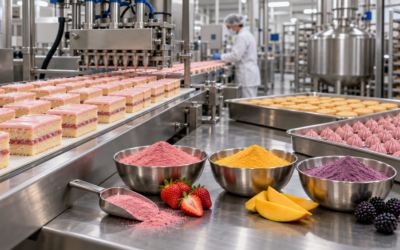 Como usar frutas em pó na confeitaria industrial